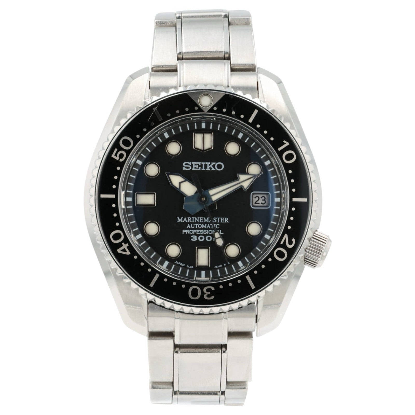 Seiko Marinemaster Black Dial Stainless Steel 44mm Automatic Men’s Watch SBDX017