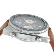 Heuer Autavia Stainless Steel Black Dial 42mm Automatic Vintage Mens Watch 11630