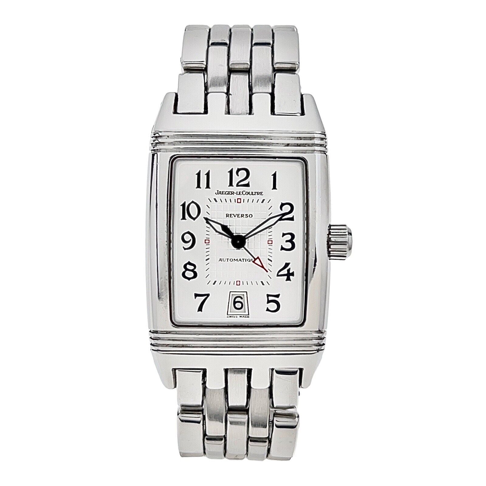 Jaeger-LeCoultre Reverso 290.8.60 Watch Swiss Made Stainless Steel 27 x 43mm