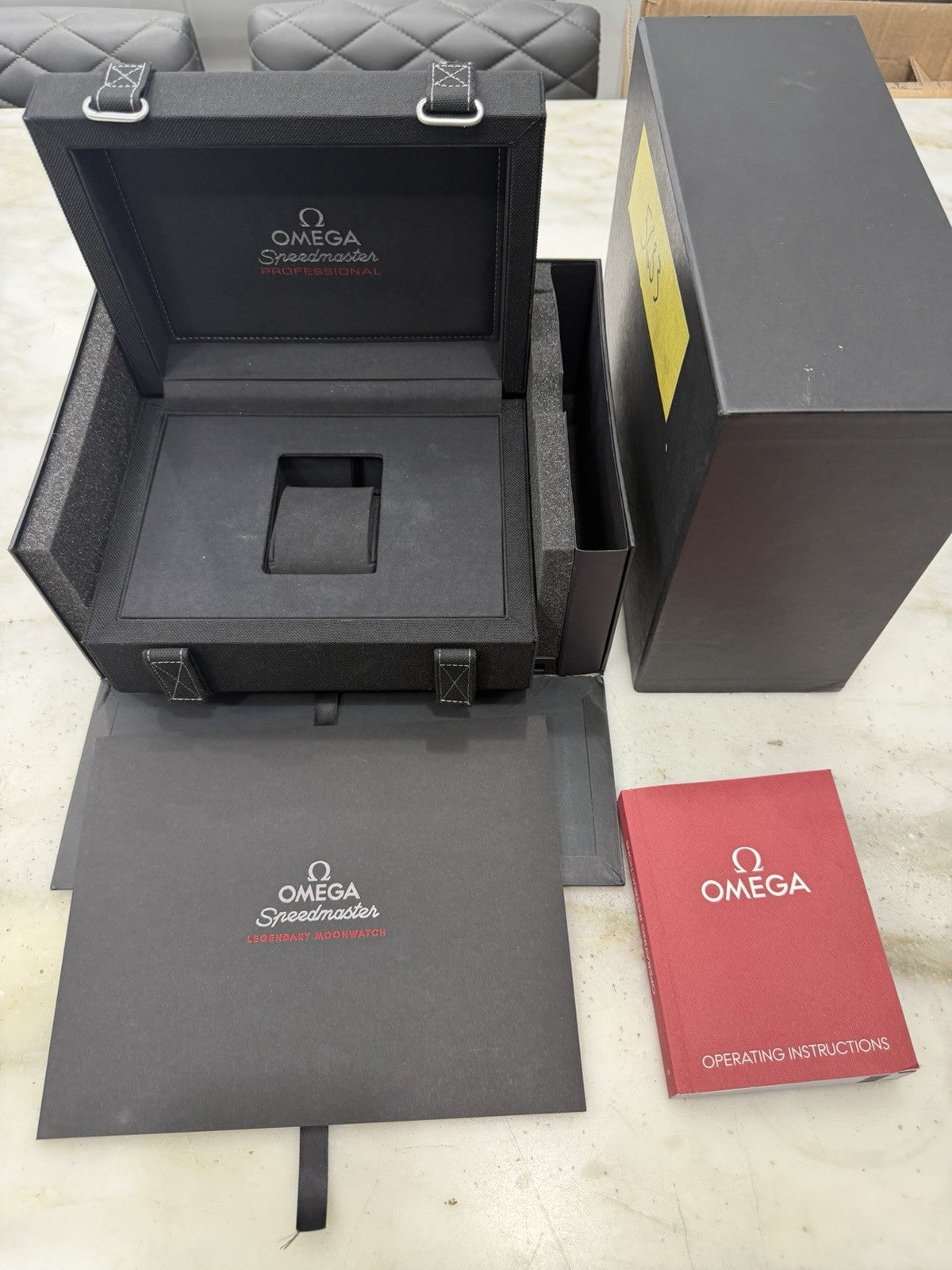 Omega Speedmaster Chronograph 42mm Black Dial Sapphire Watch 310.30.42.50.01.002