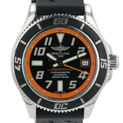 Breitling Superocean Black Dial Stainless Steel 42mm Automatic Mens Watch A17364