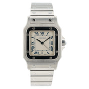 Cartier Santos Galbee Silver Dial Stainless Steel 29x41mm Quartz Unisex 1564