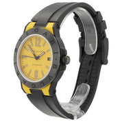 Bvlgari Diagono Magnesium Yellow Dial Steel 41mm Automatic Men’s Watch DG 41 SMC