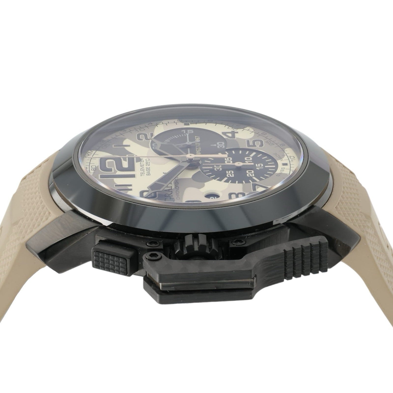 Graham Chronofighter Beige Camouflage Dial Steel 47mm Automatic Men’s GR2FFDX
