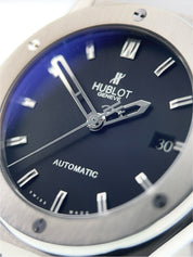 Hublot Classic Fusion Steel Black Dial 45mm Automatic Men’s Watch 511.ZX.1170.RX