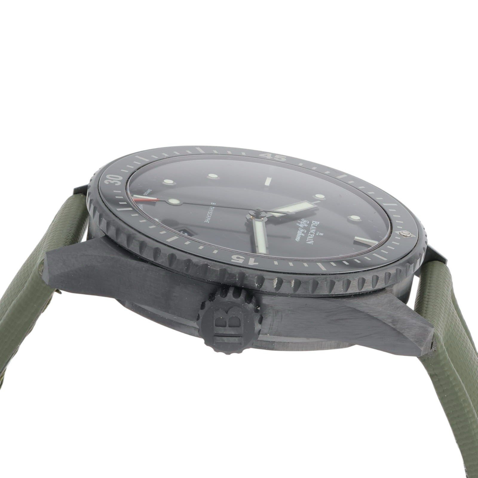 Blancpain Fifty Fathoms Ceramic Black Dial 43mm Automatic Men’s Watch 5000 0130