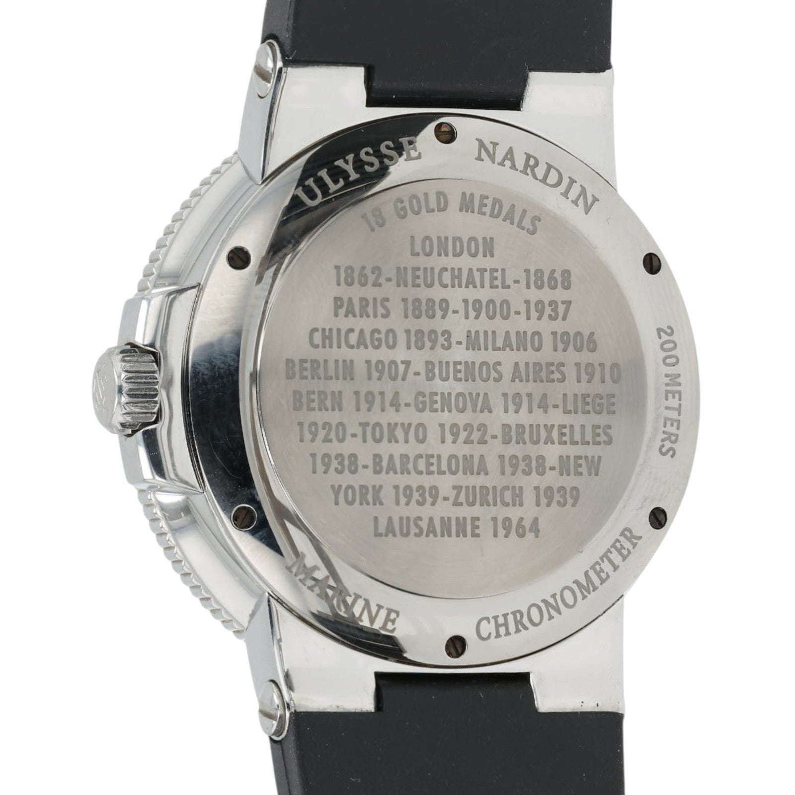Ulysse Nardin Marine Chronometer White Dial Steel 41mm Automatic Men’s 263-66