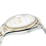 Rolex Datejust 36 Gold & Steel Mother Of Pearl Dial 36mm Automatic Men’s 16013