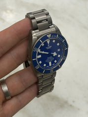 2017 Tudor Pelagos Date Blue Dial Titanium Men's Watch 25600TB - Box/Papers