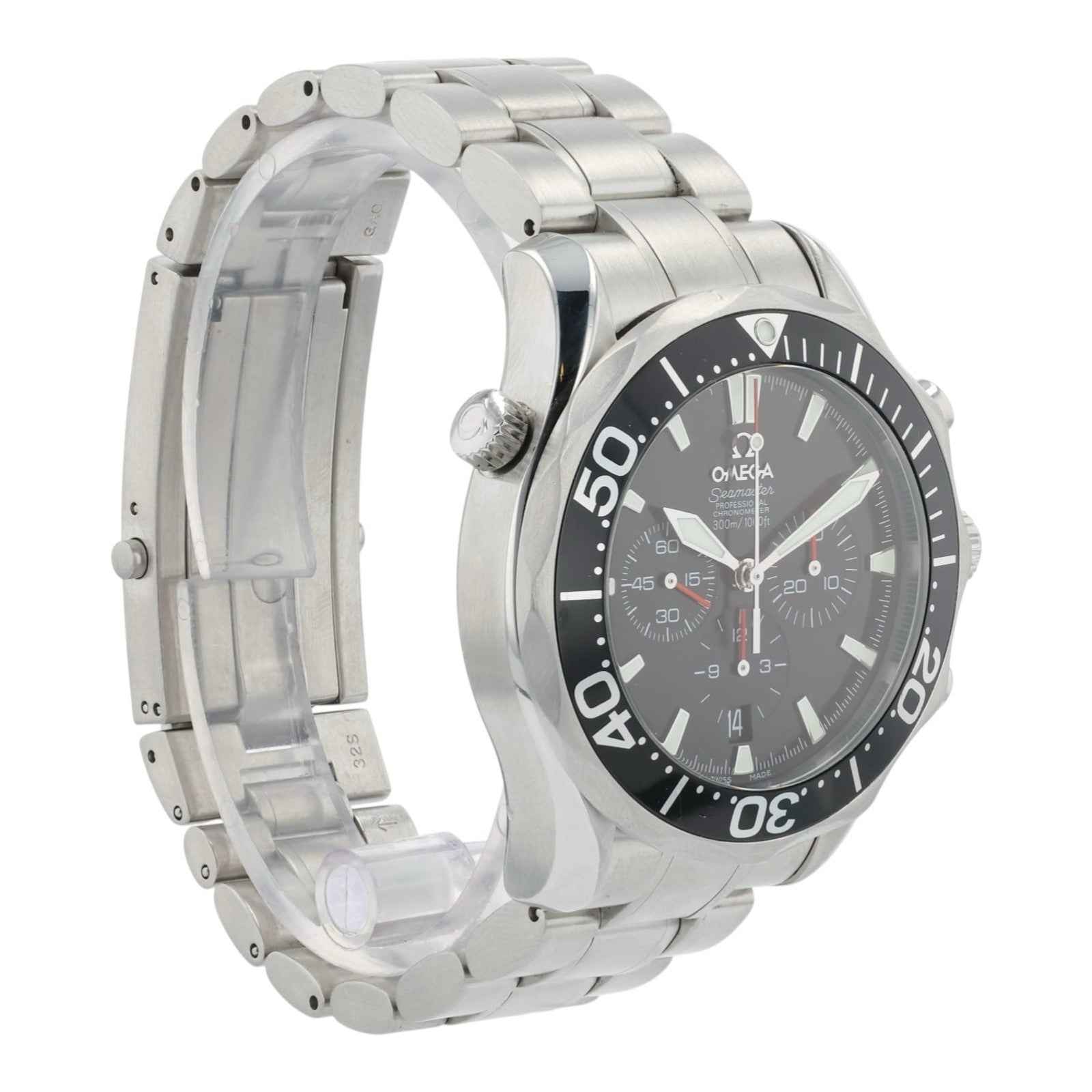 Omega Seamaster Black Dial Stainless Steel 41mm Automatic Men’s Watch 2594.52.00