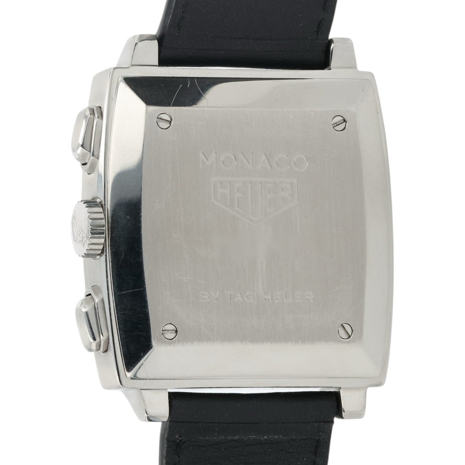 Tag Heuer Monaco Black Dial Stainless Steel 38mm Automatic Mens Watch CS2111