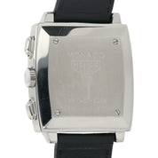 Tag Heuer Monaco Black Dial Stainless Steel 38mm Automatic Mens Watch CS2111