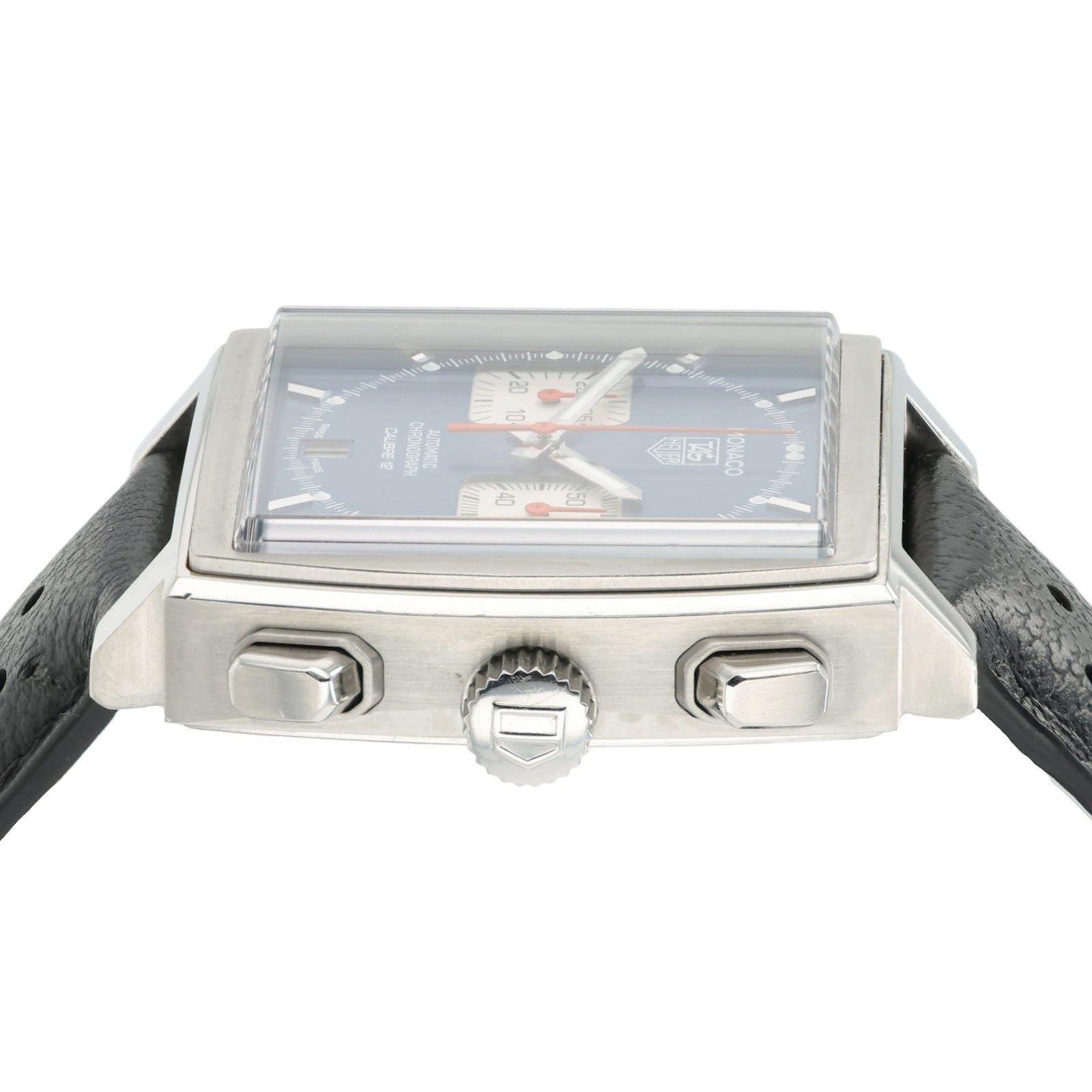 Tag Heuer Monaco Blue Dial Stainless Steel 39mm Automatic Mens Watch CAW2111-0