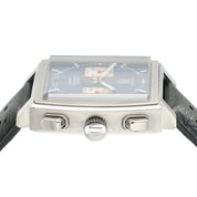 Tag Heuer Monaco Blue Dial Stainless Steel 39mm Automatic Mens Watch CAW2111-0