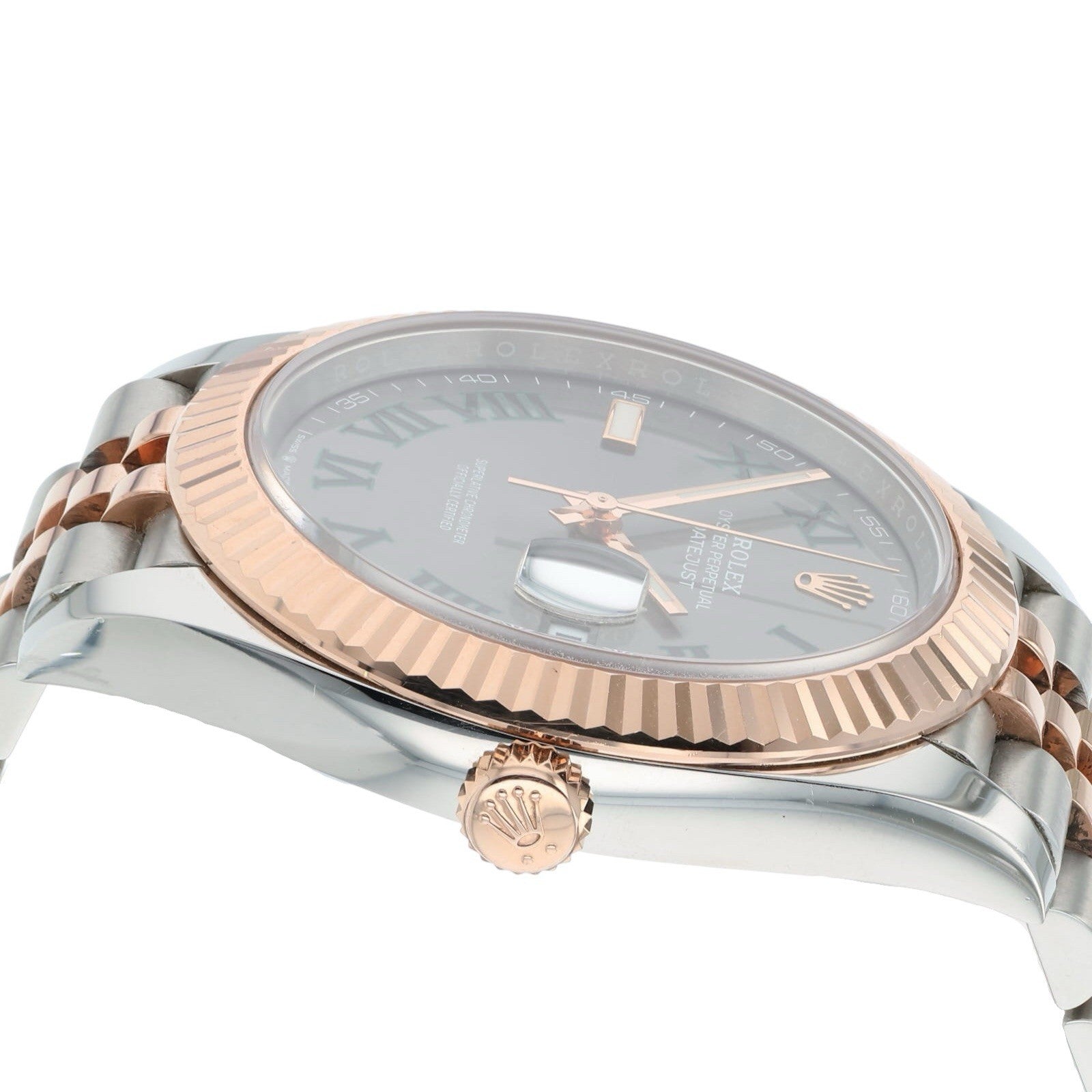 Rolex Datejust 41 Stainless Steel & Gold Grey Dial 41mm Automatic Mens 126331