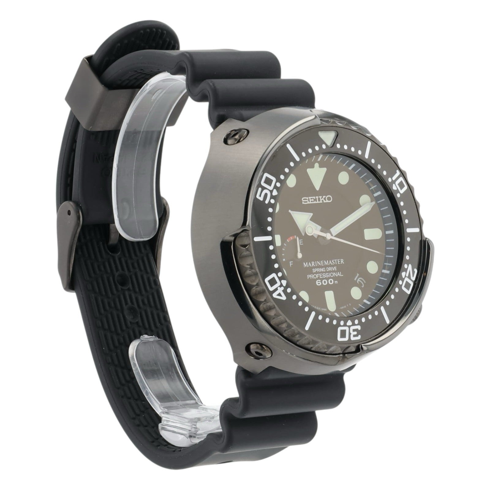 Seiko Marinemaster Black Dial Titanium 50mm Automatic Men’s Watch SBDB013