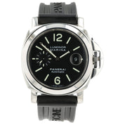 Panerai Luminor Marina Black Dial Stainless Steel 44mm Automatic Mens PAM00104