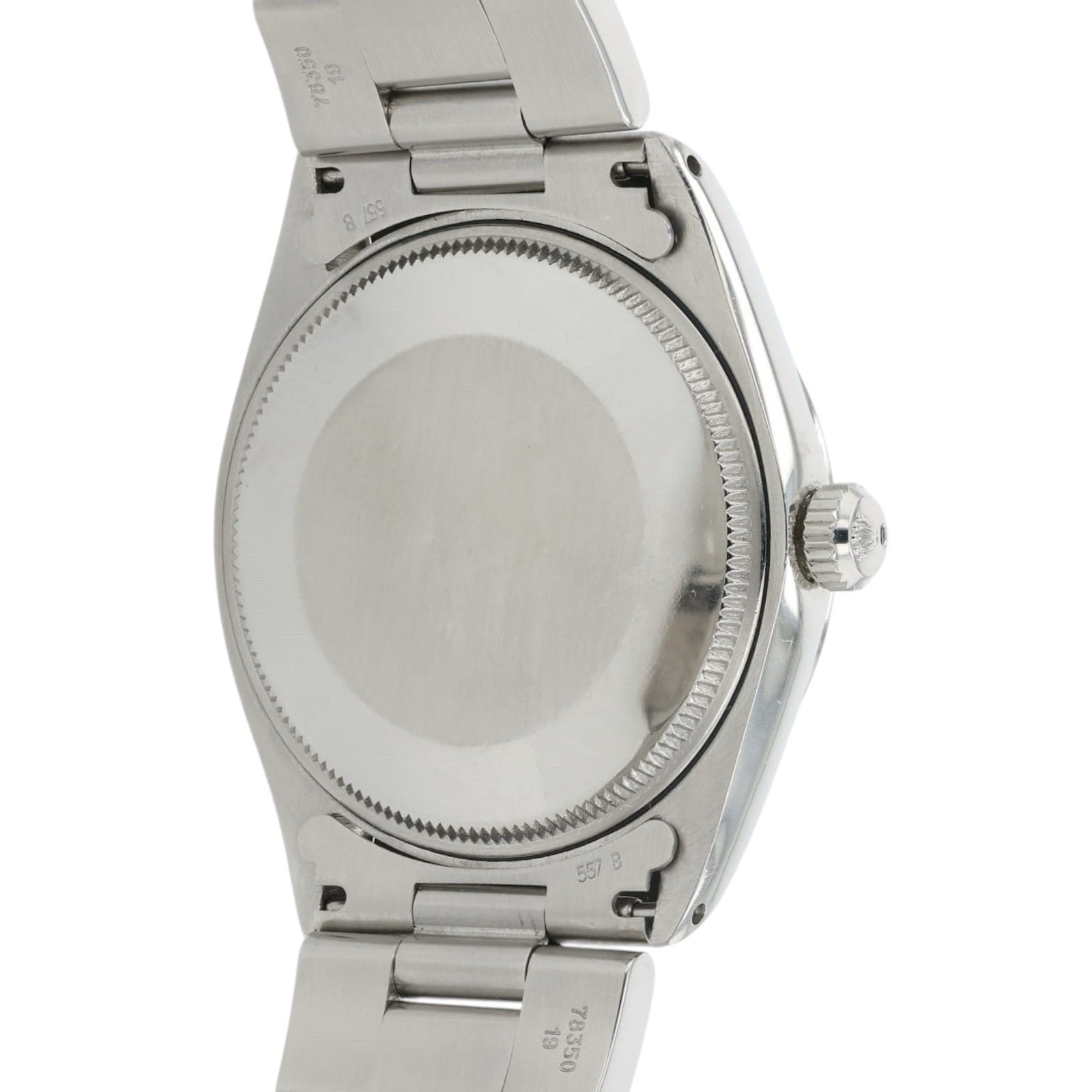 Rolex Oyster Perpetual Silver Dial Stainless Steel 34mm Auto Men’s Watch 1002