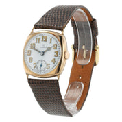 1942 Omega White Dial 9ct Gold 31.5mm Manual Wind Movement Unisex Watch