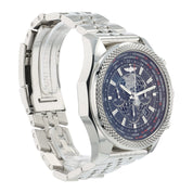 Breitling Bentley B05 Unitime Steel Black Dial 49mm Automatic Mens Watch AB0521