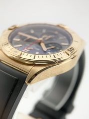 Breitling Chronomat 18k Rose Gold Gray Dial 42mm Automatic Mens Watch RB0134