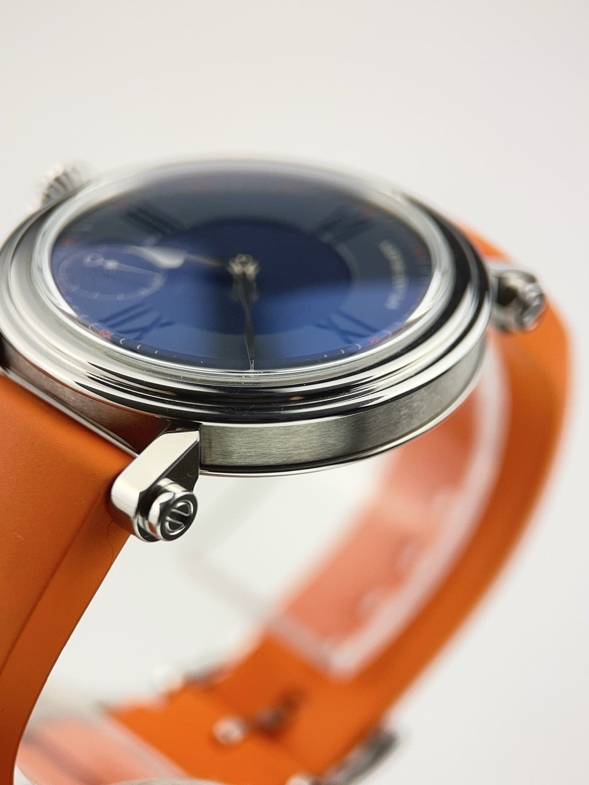 Speake-Marin The Piccadilly Titanium Blue Dial 38mm Automatic Men’s Watch
