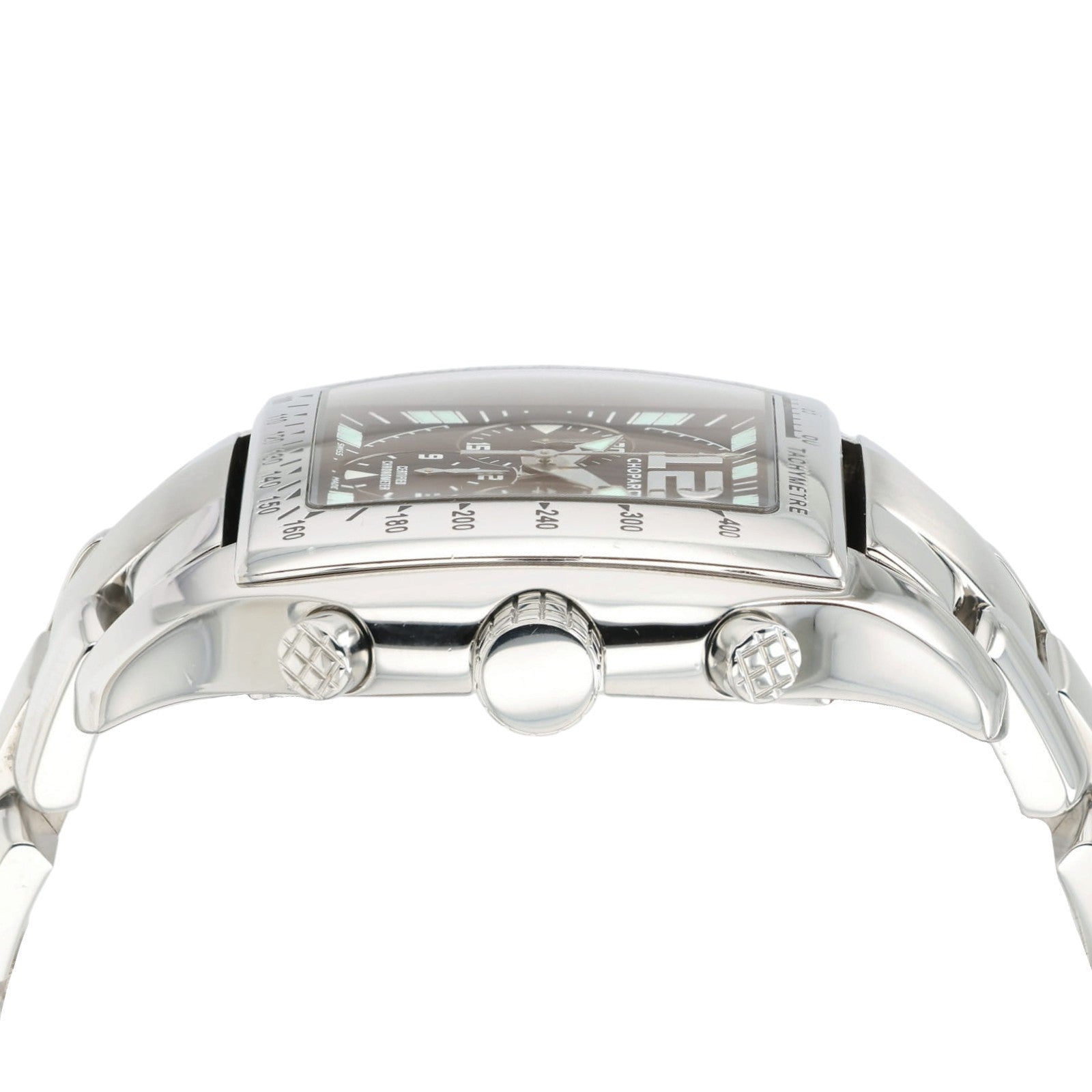 Chopard Tycoon Black Dial Stainless Steel 46mm Automatic Mens Watch 8961