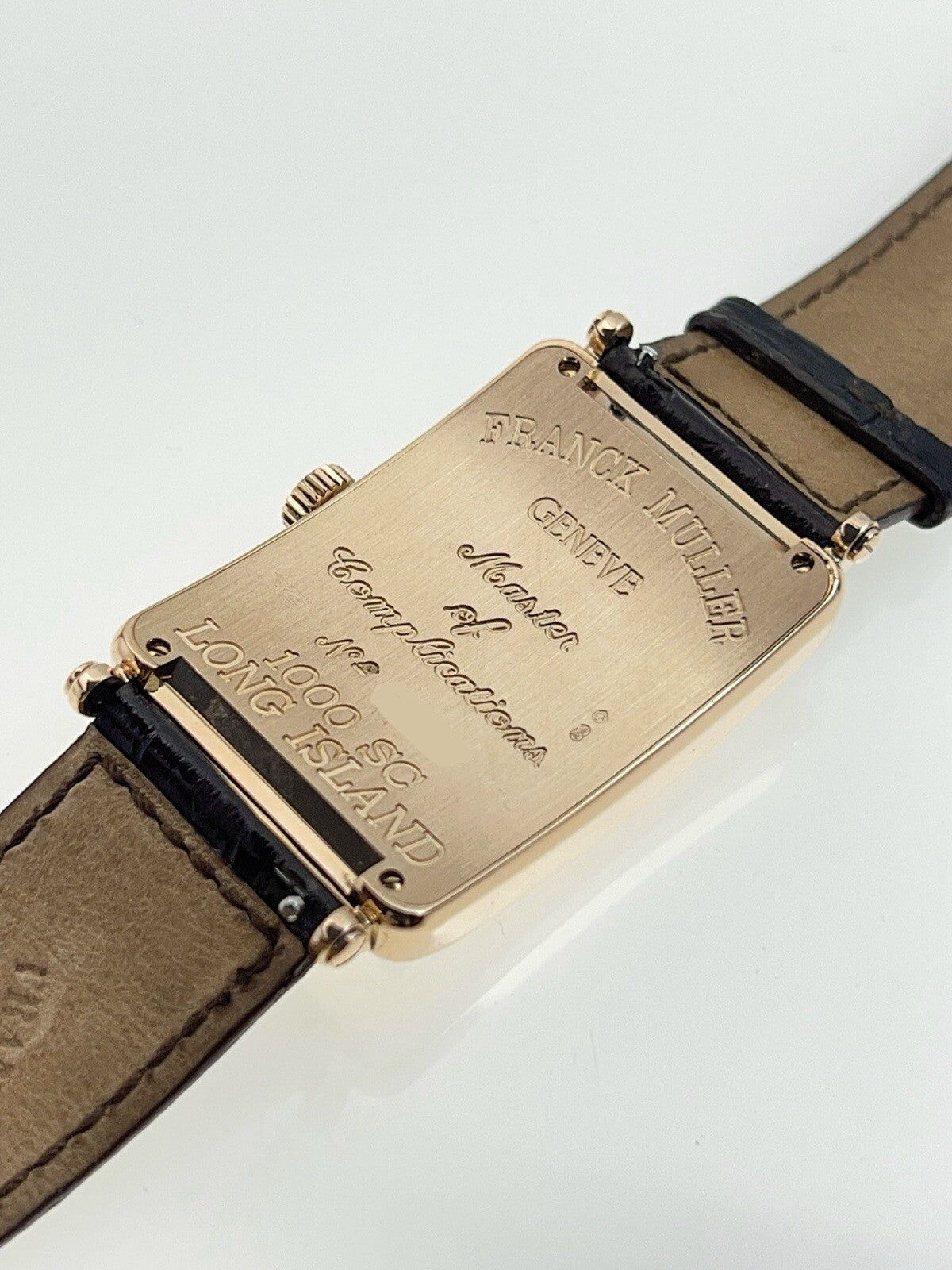 Franck Muller Long Island 18k Rose Gold 36mm Silver Dial Automatic Watch 1000SC