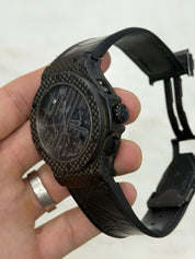 Hublot Big Bang 301.QX.1740.GR 44mm Carbon Black Dial Auto Watch - FOR PARTS