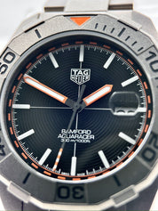 TAG Heuer Aquaracer Bamford Titanium 43mm WAY208F. BF0638 Black Dial Men's Watch