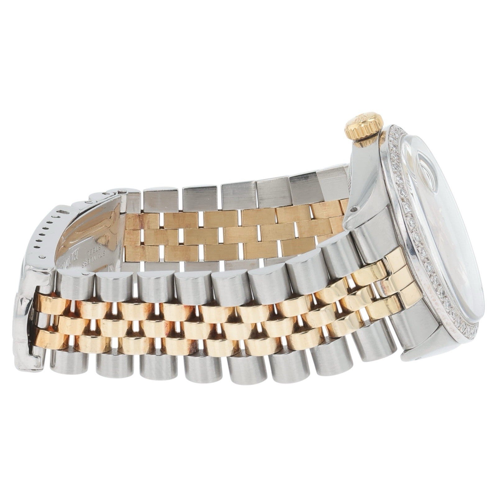 Rolex Datejust Steel & Gold Champagne Dial 36mm Automatic Mens Watch 1601
