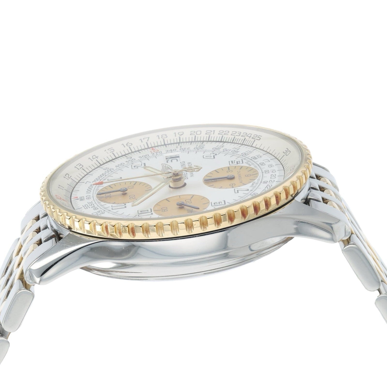 Breitling Navitimer Silver Dial Steel & Gold 41mm Automatic Mens Watch D13022