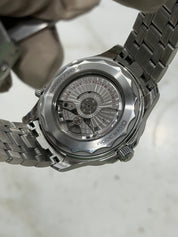 2022 Omega Seamaster Wave 300m Diver Blue Ceramic Watch 210.30.42.20.03.001