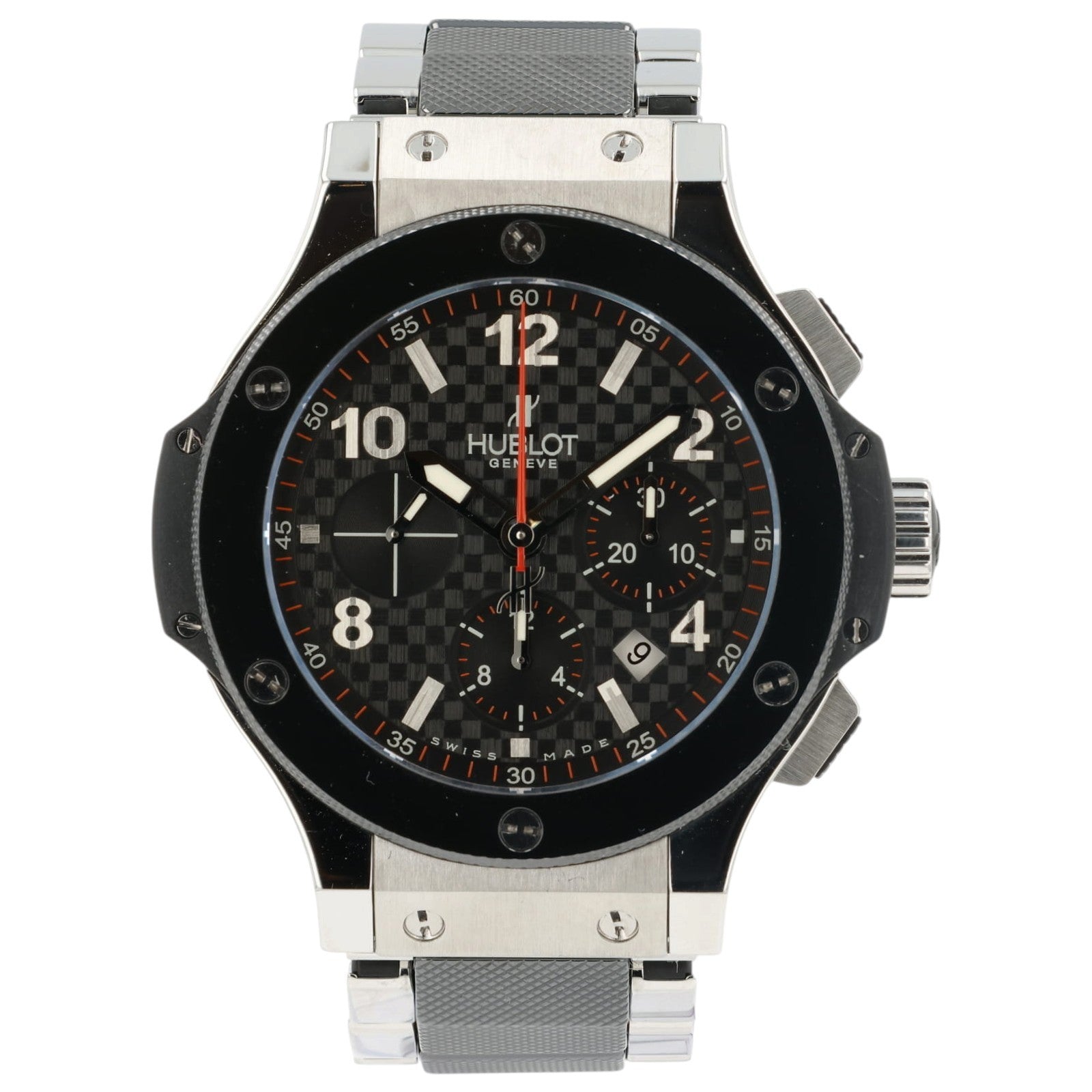 Hublot Big Bang Black Carbon Fiber Dial Steel 44mm Automatic Mens 301.SB.131.SB