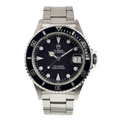 Tudor Submariner Stainless Steel Black Dial 36mm Automatic Men's Watch 75090