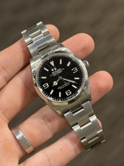 2024 Rolex Explorer Steel Black 36mm Automatic Men’s Watch 124270 - Box/Papers