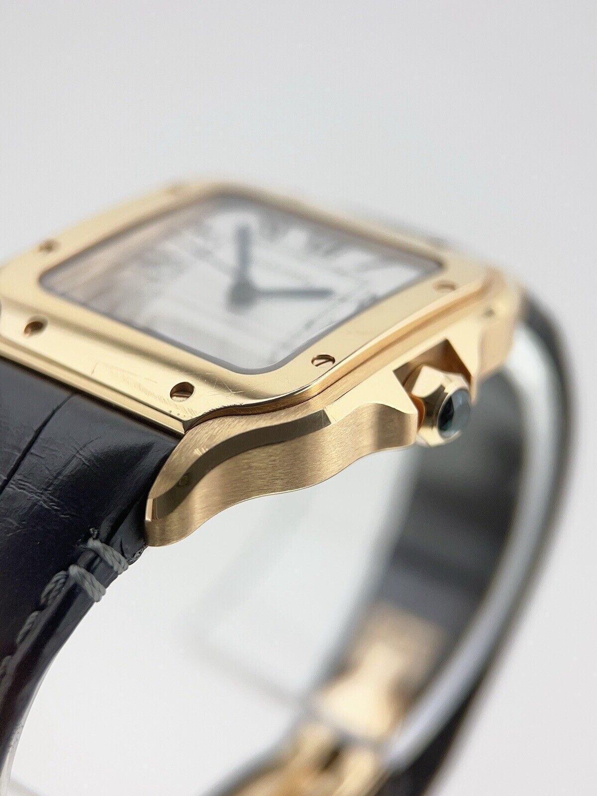 Cartier Santos 18k Rose Gold 35mm Automatic Men’s Watch WGSA0012