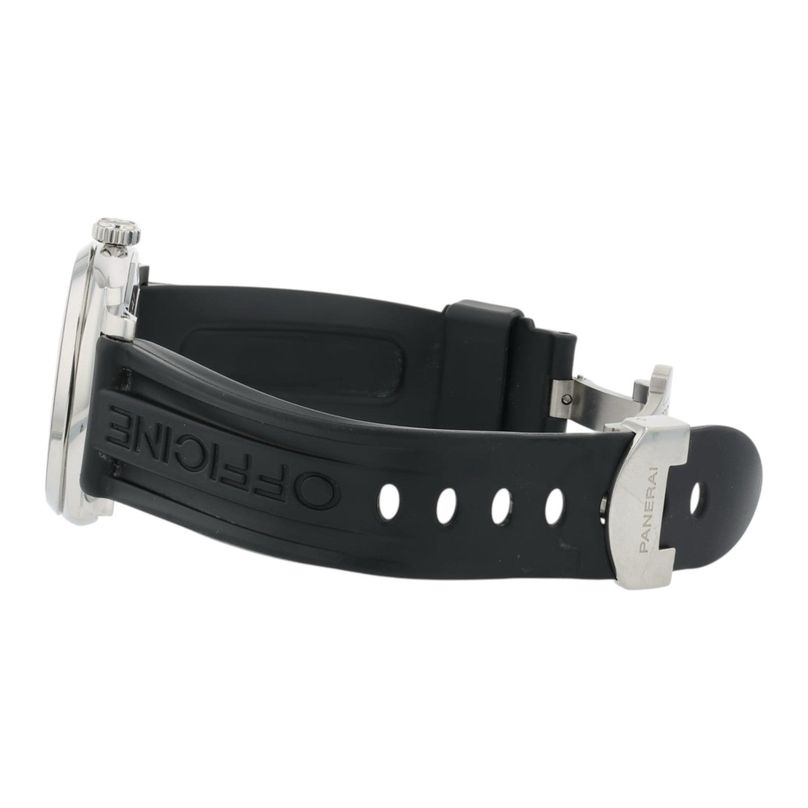 Panerai Radiomir Black Dial Stainless Steel 42mm Manual Wind Mens Watch PAM00512