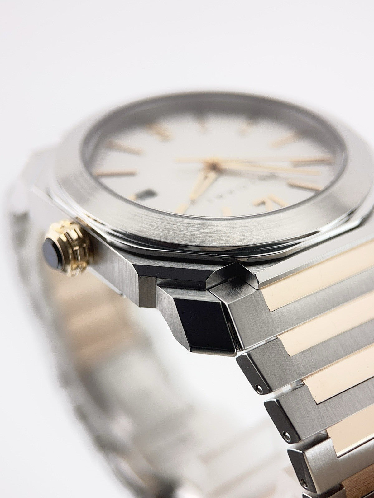 Bulgari Octo Gold & Steel White Dial BGO38S