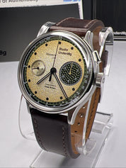 Studio Underdog Massena LAB Champagne Caviar 38.5mm Chronograph Watch Box Papers