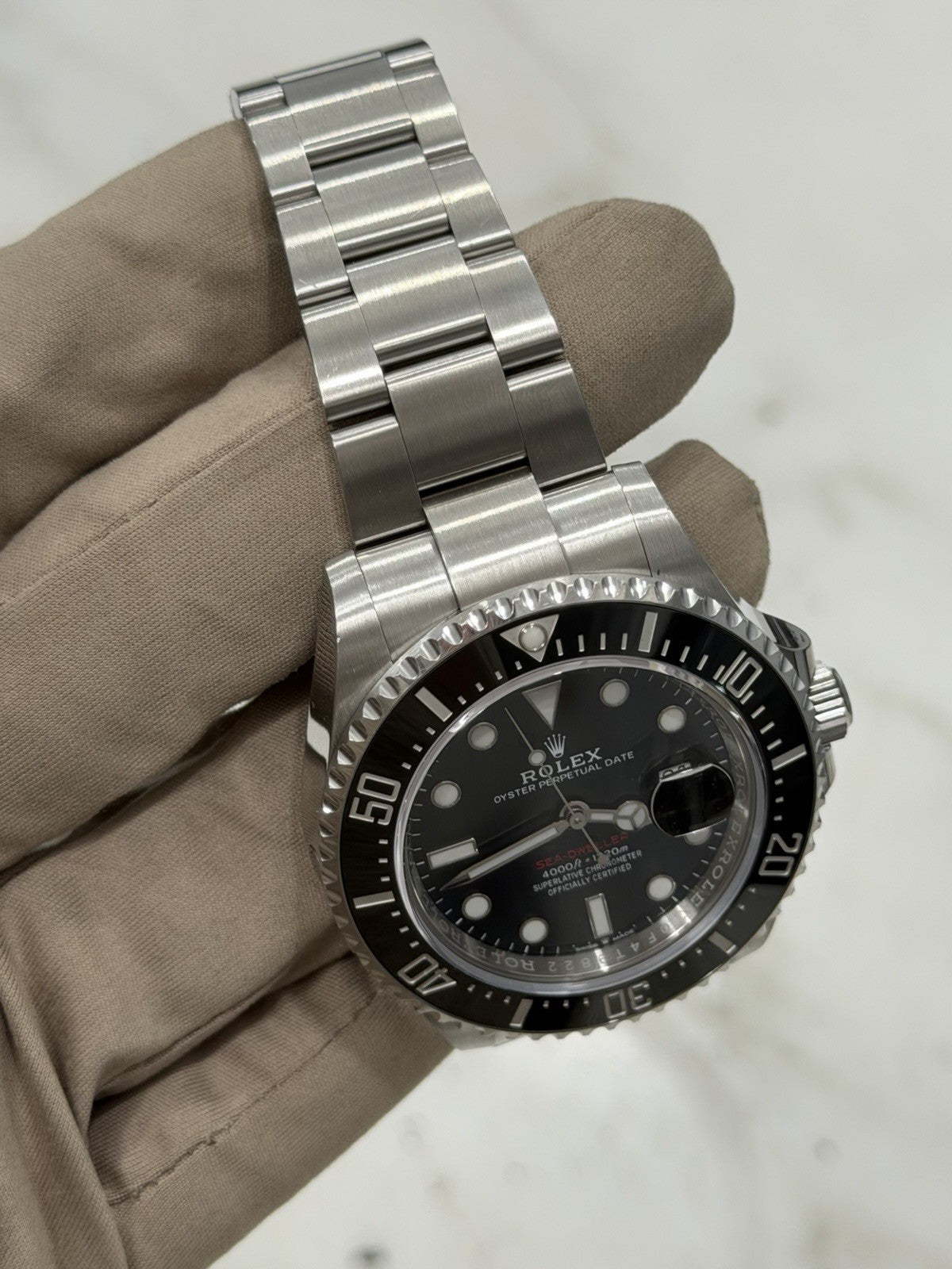 2021 Rolex Red Sea-Dweller 126600 Automatic Oyster 43mm Black Dial Men's Watch