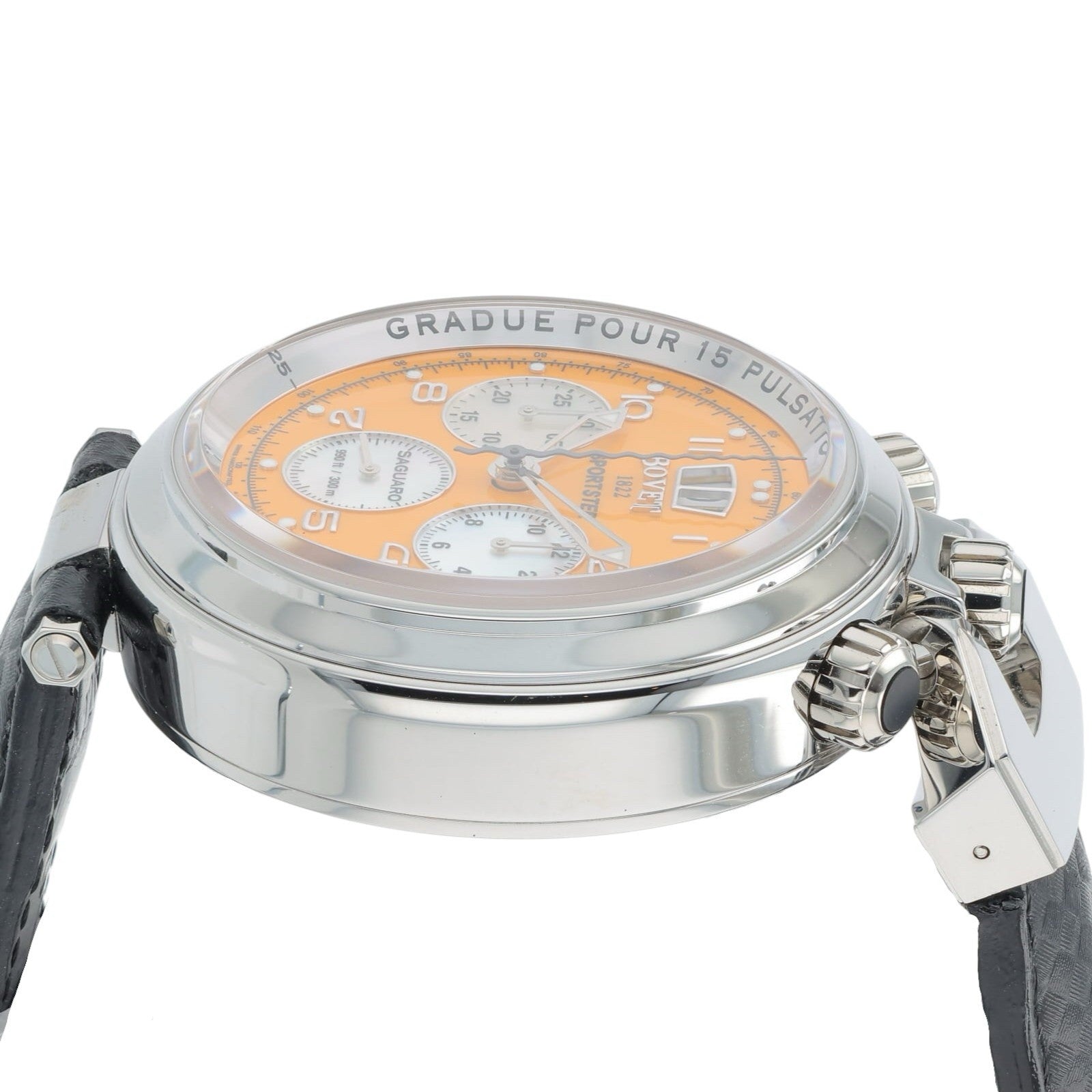 NEW 2025 Bovet Sportster Steel Orange Dial 46mm Automatic Men’s Watch SP0480