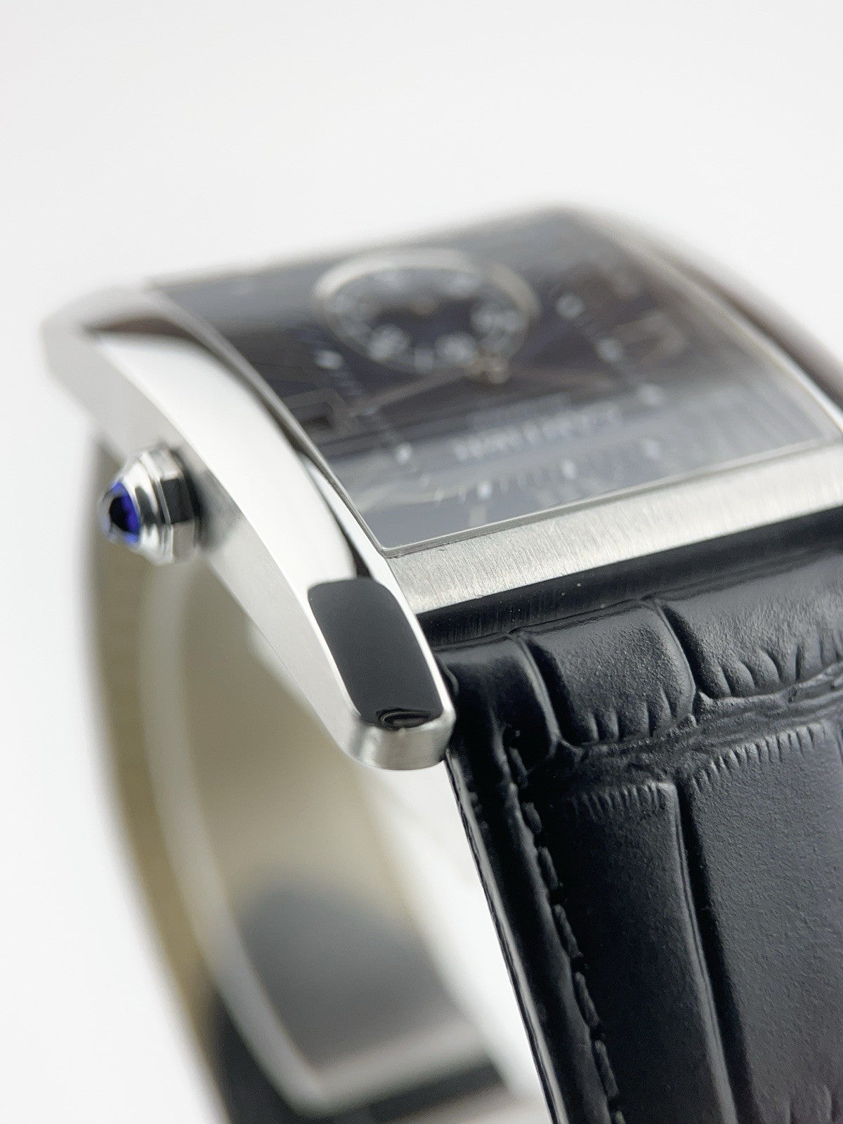 Cartier Tank MC Stainless Steel Blue Dial WSTA0010