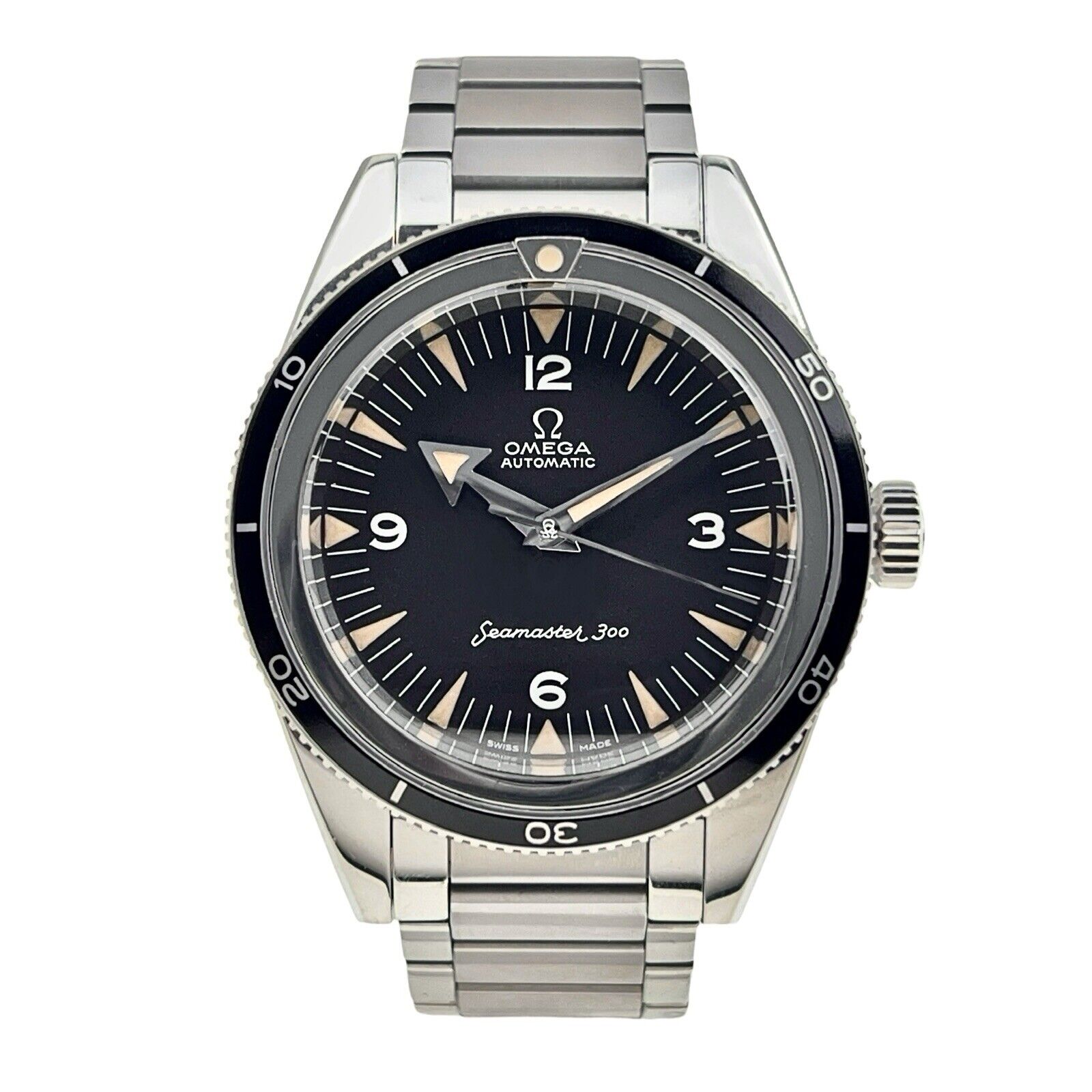 Omega Seamaster 300 Steel Black 39mm Automatic Men’s Watch 234.10.39.20.01.001