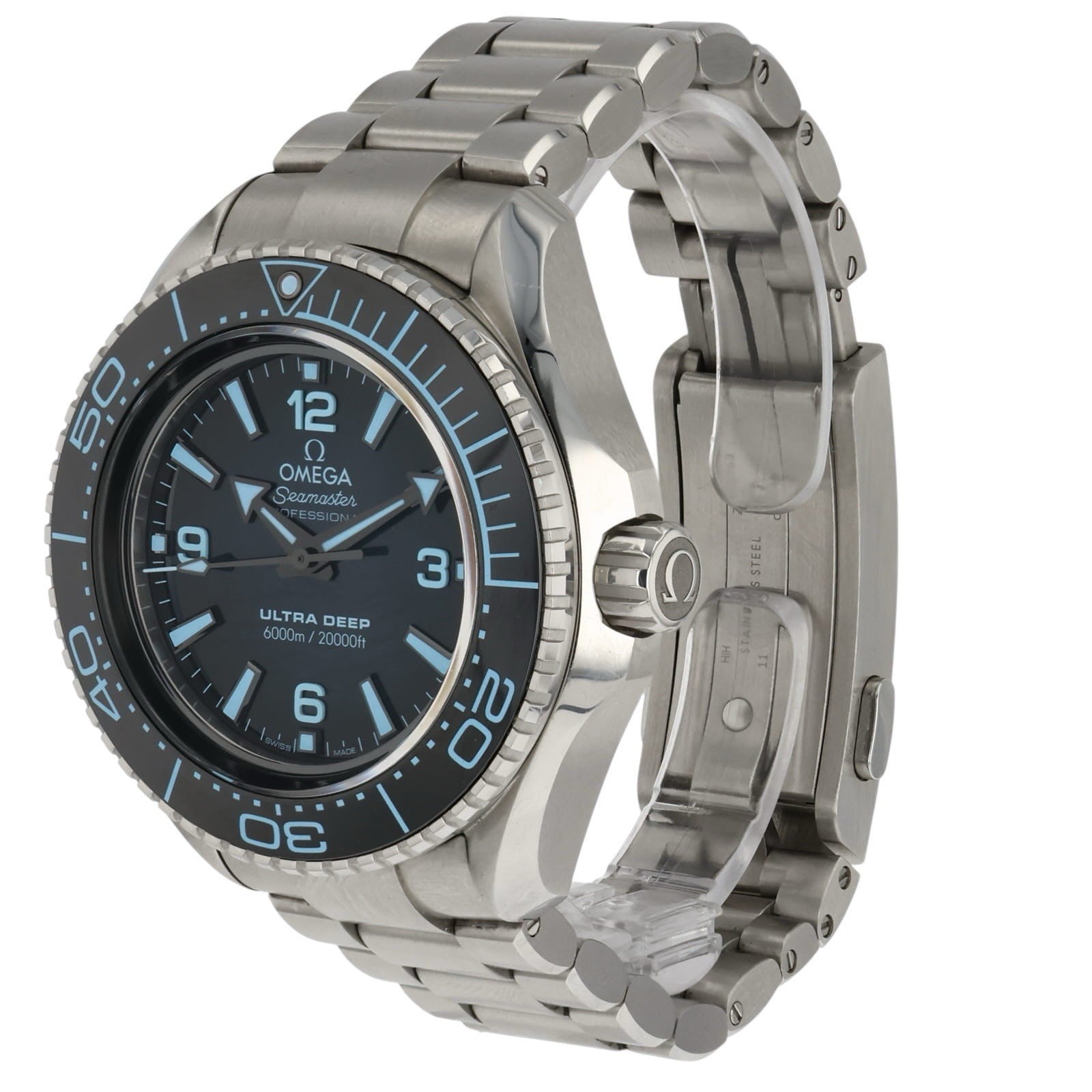 Omega Seamaster Ultra Deep Blue Dial 45.5mm Automatic Watch 215.30.46.21.03.001