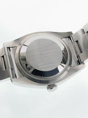Rolex Oyster Perpetual Steel Purple Grape Dial 36mm Automatic Mens Watch 116000