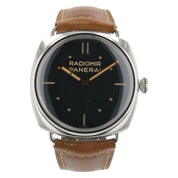 Panerai Radiomir 3 Days Steel Black Dial 47mm Manual Wind Men’s Watch PAM00425
