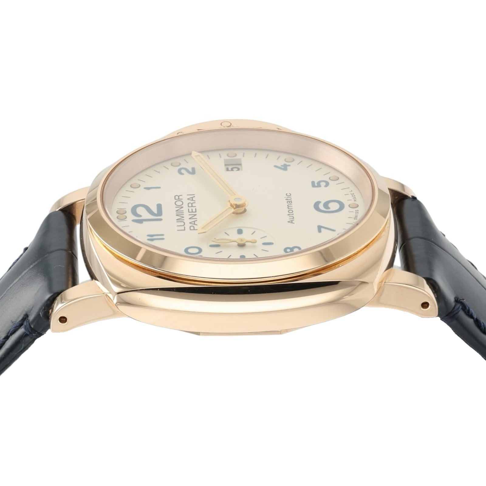 Panerai Luminor Champagne Dial 18k Red Gold 38mm Automatic Men’s Watch PAM00756