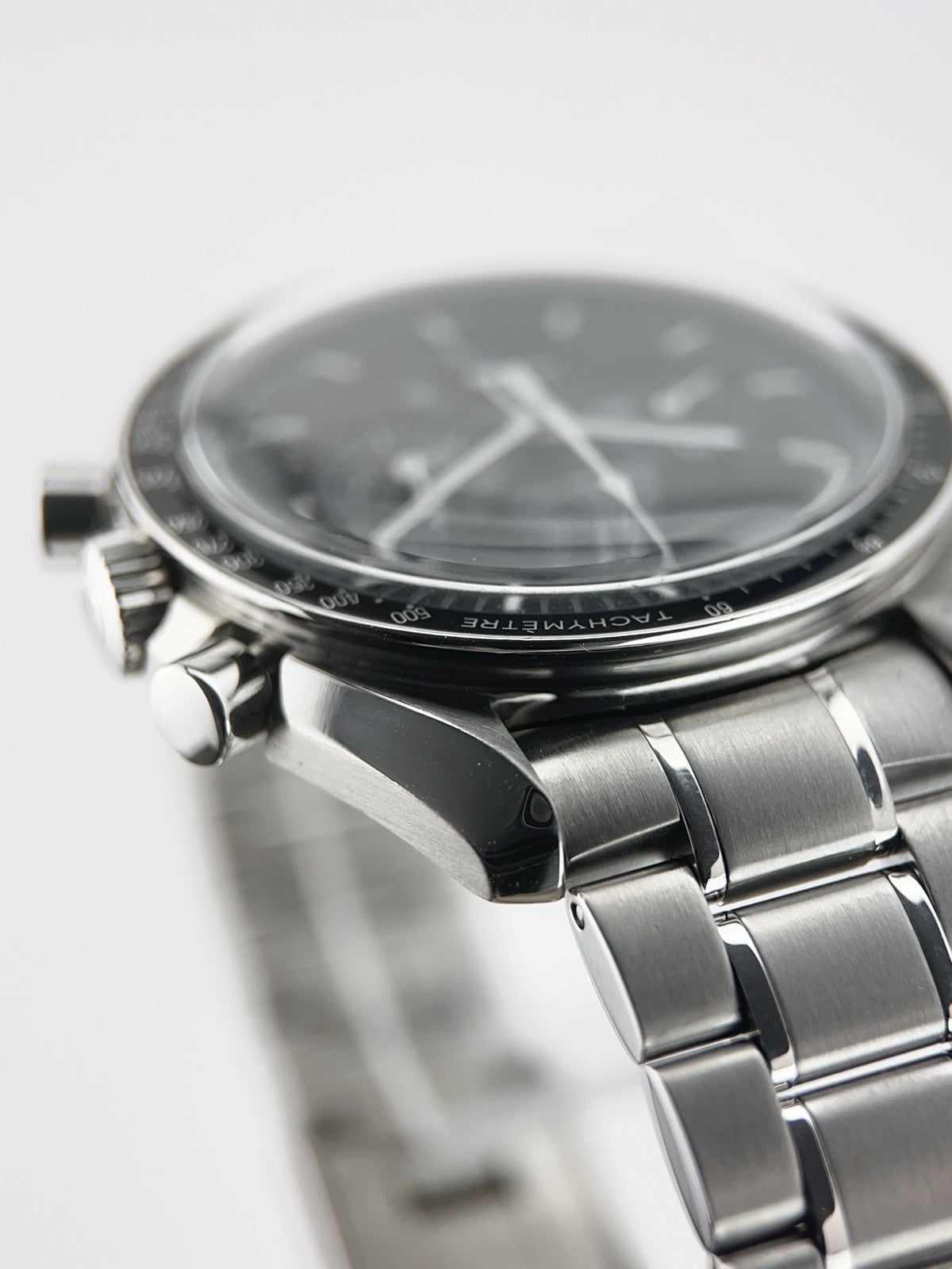 Omega Speedmaster Stainless Steel Black Dial 42mm Manual Wind Mens Watch 3560.50