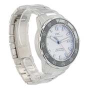 IWC Aquatimer Stainless Steel White Dial 44mm Automatic Mens Watch IW356809